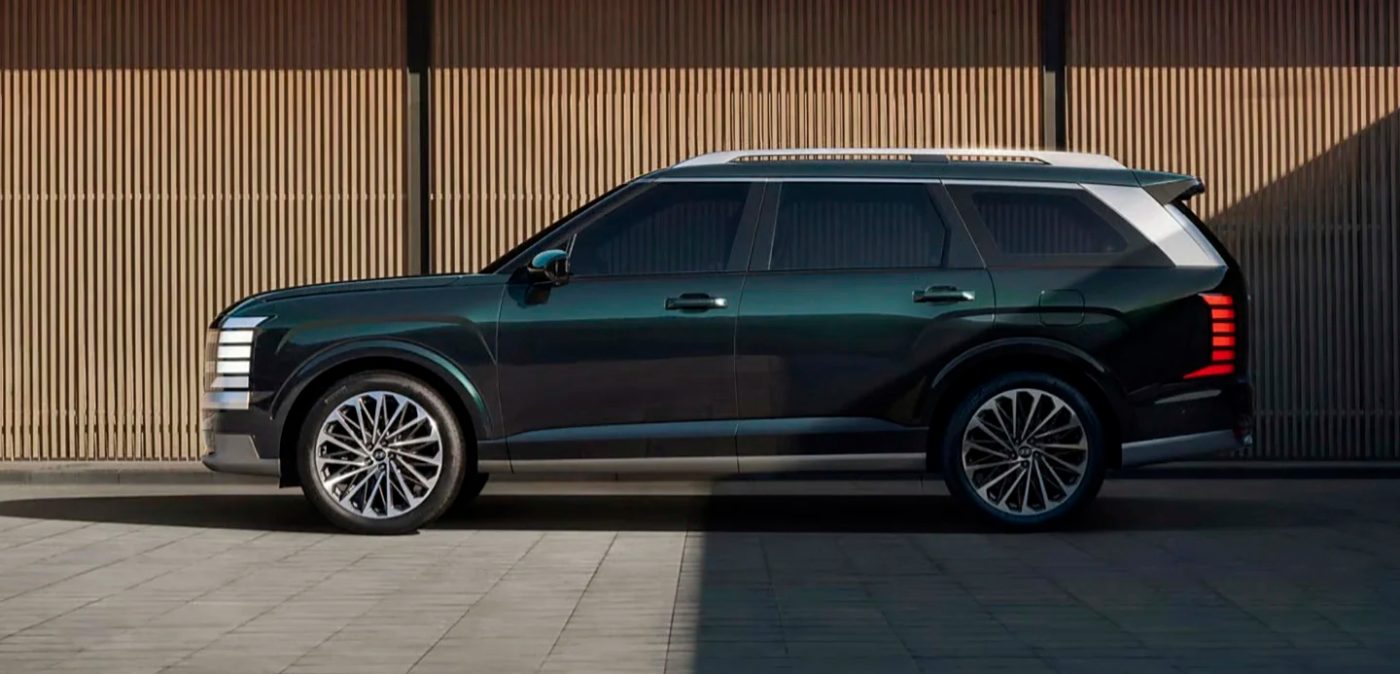 Hyundai Palisade 2026 года — вид сбоку