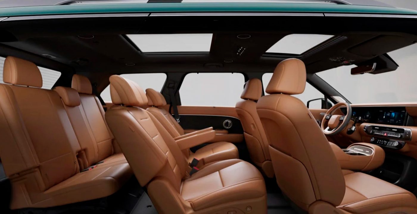 Три ряда сидений Hyundai Palisade 2026