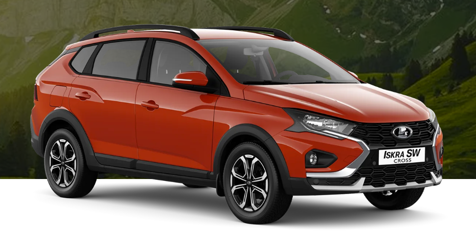 Lada Iskra SW Cross в цвете ярко-оранжевый «Табаско»