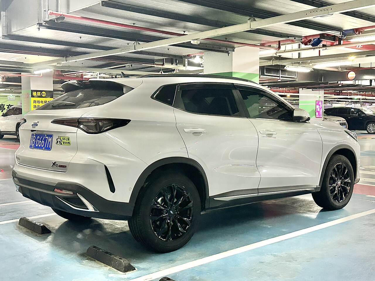 Oshan X5 Plus — вид сзади