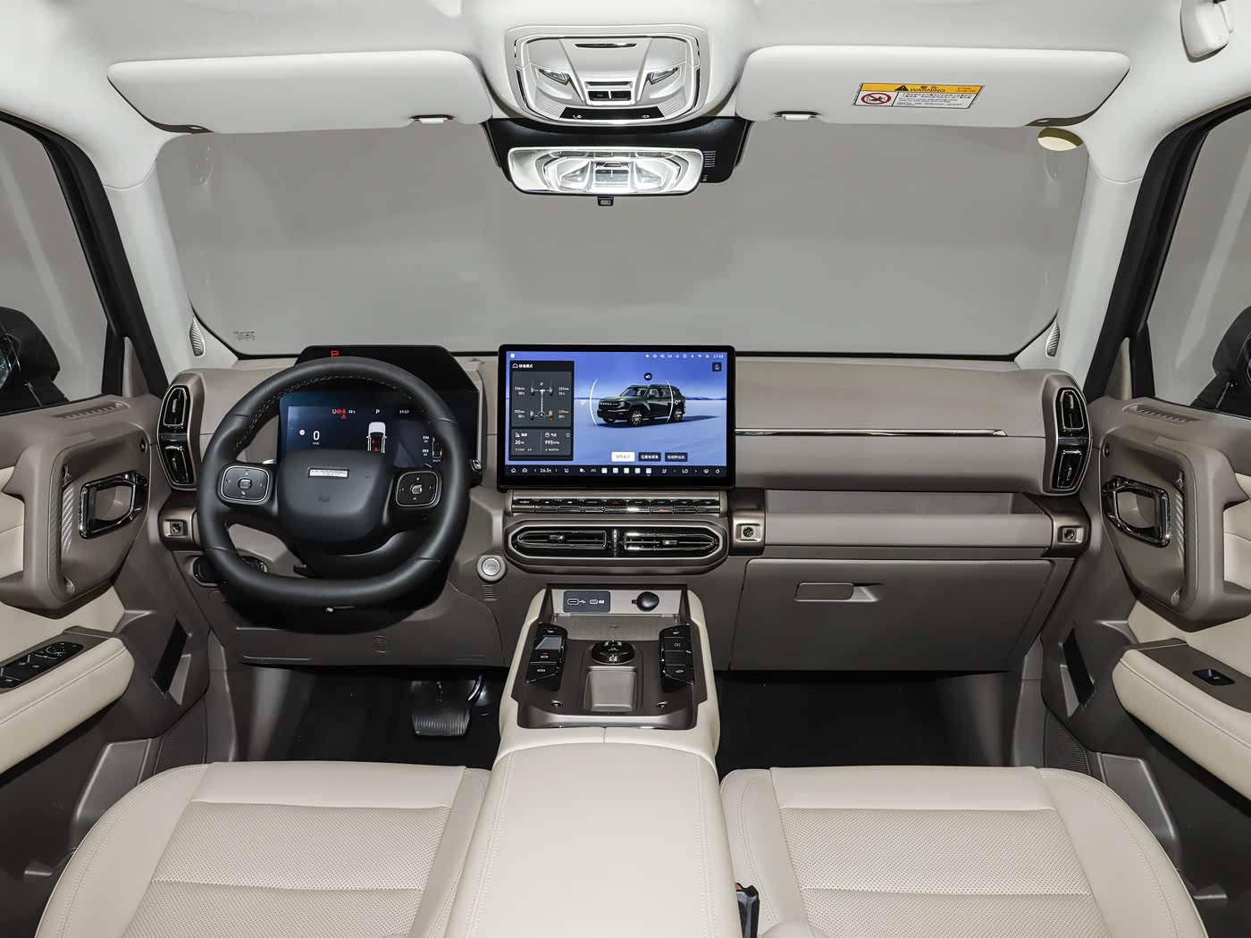Внутри салона Haval Big Dog Plus (Haval H7)