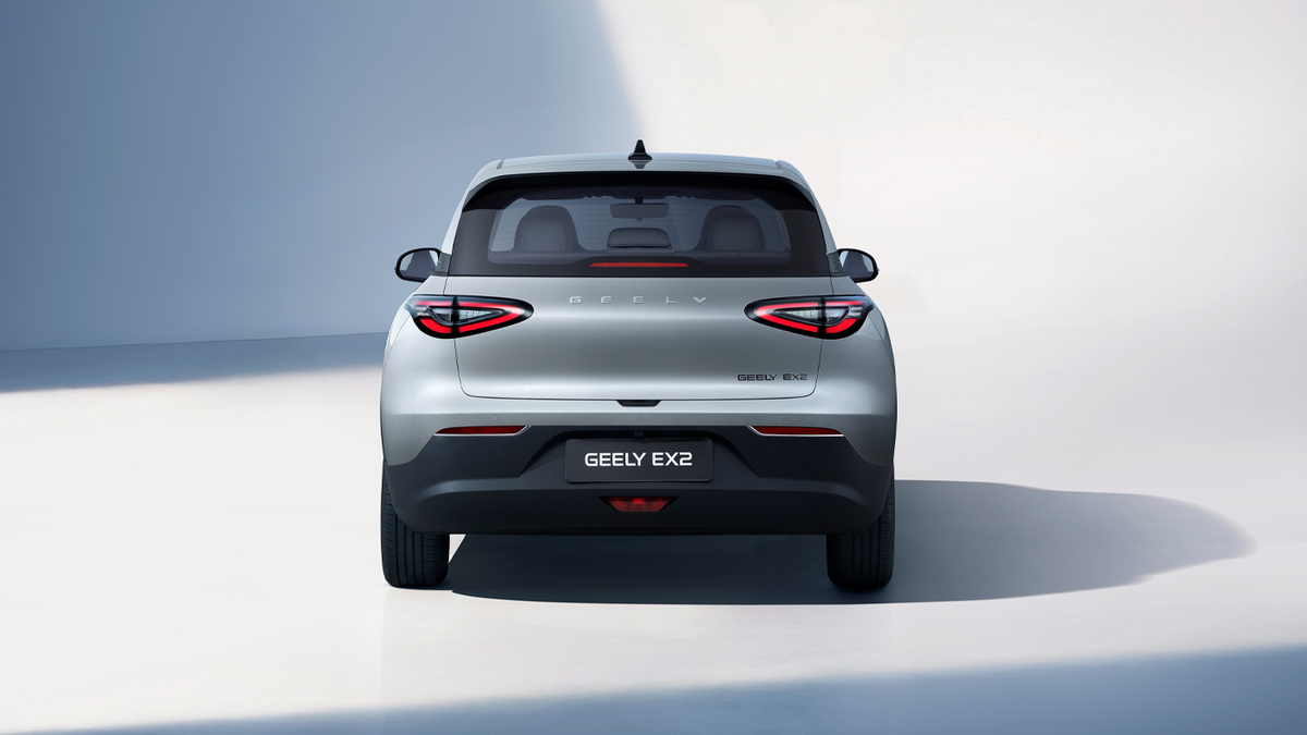 Geely EX2 — вид сзади