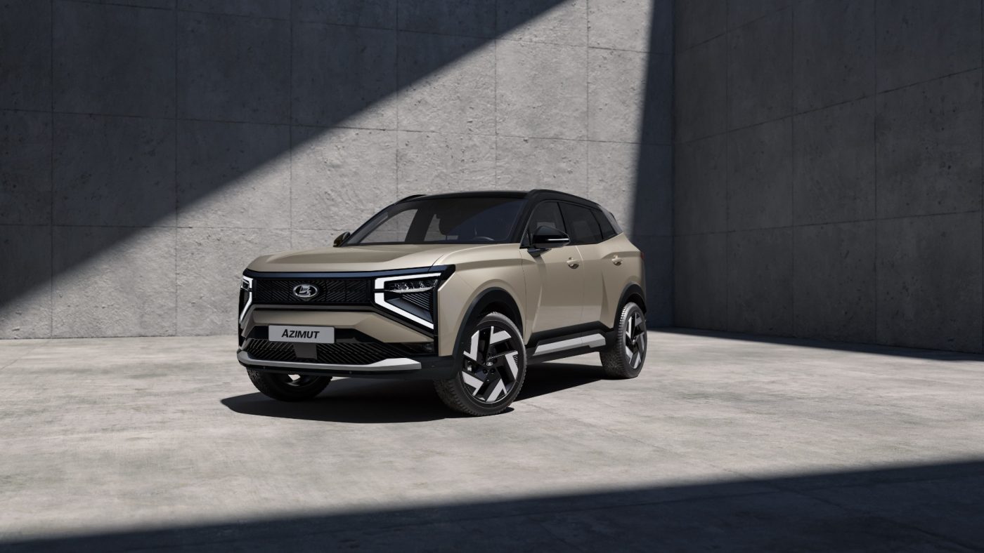 Робот за 4 минуты устанавливает панорамную крышу на Lada Azimut — сколько будет стоить новый российский кроссовер