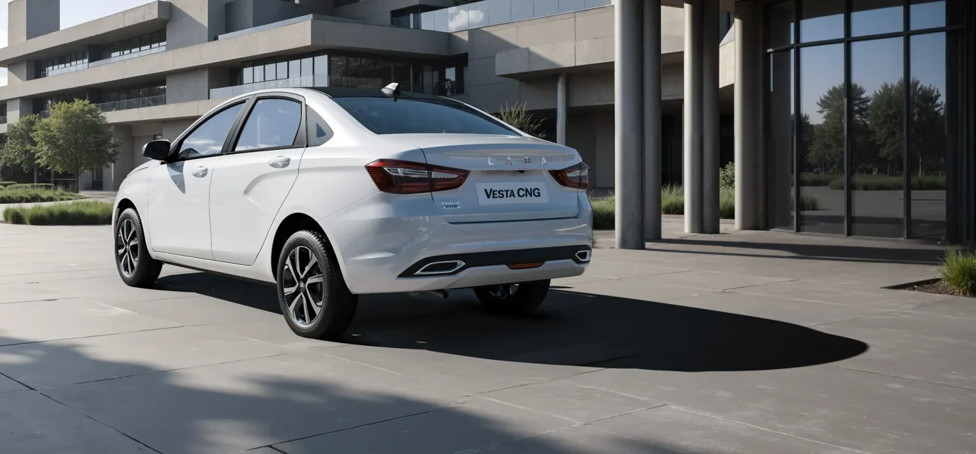 Битопливная Lada Vesta CNG. Фото — АвтоВАЗ