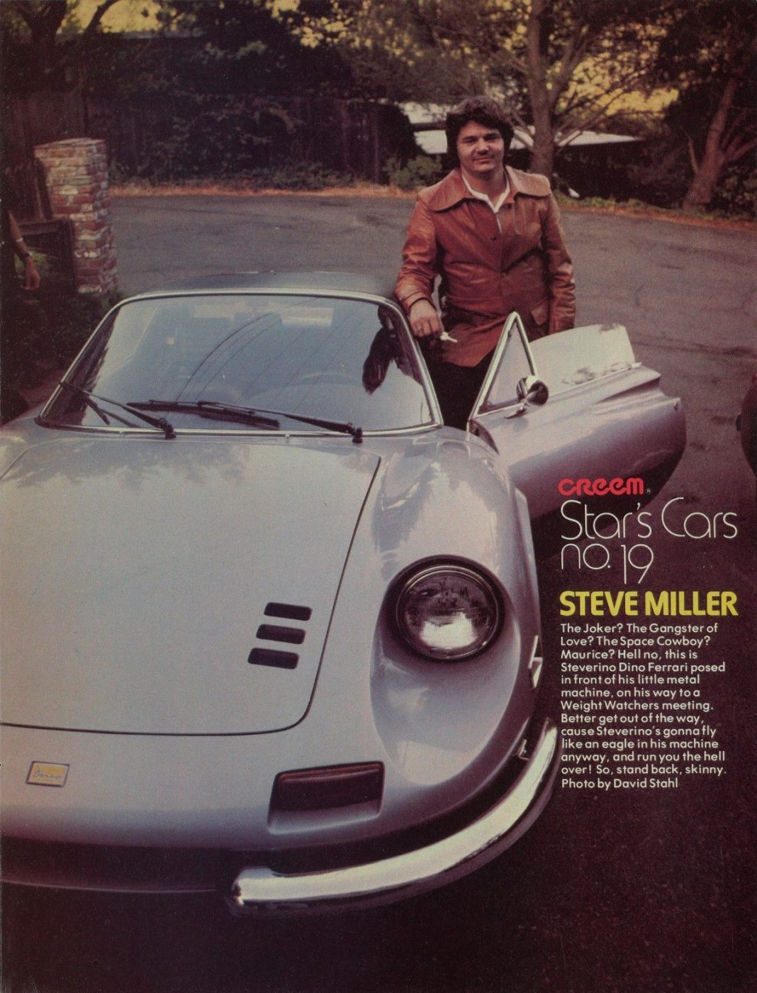 Dino Ferrari и Стив Миллер, фото Дэвид Сталь