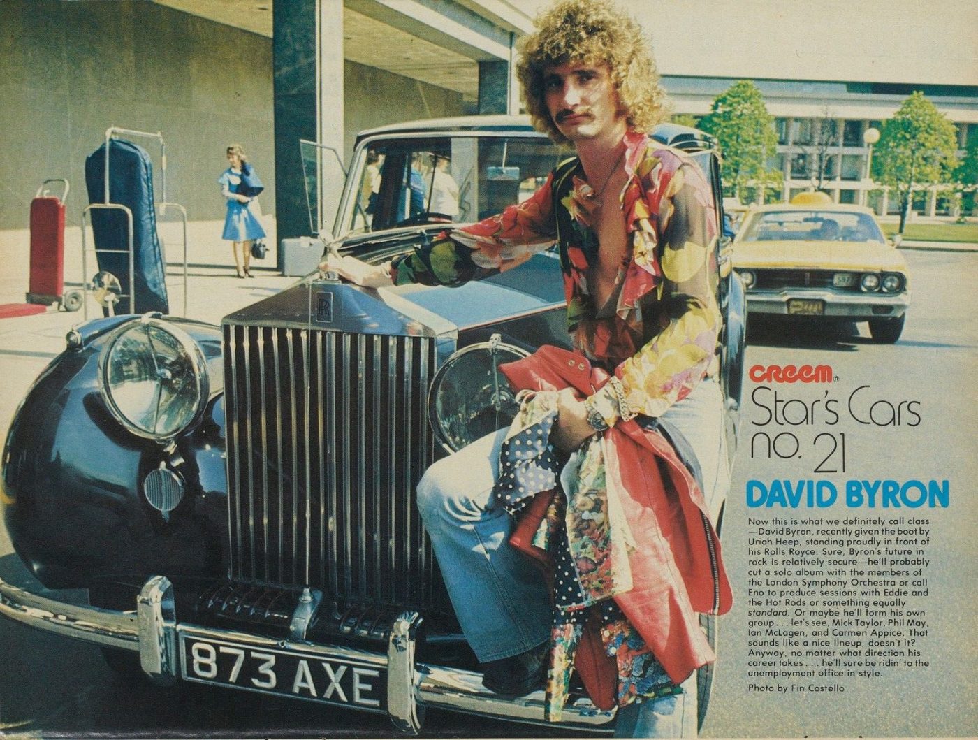 Rolls Royce и Дэвид Байрон, фото Фин Костелло