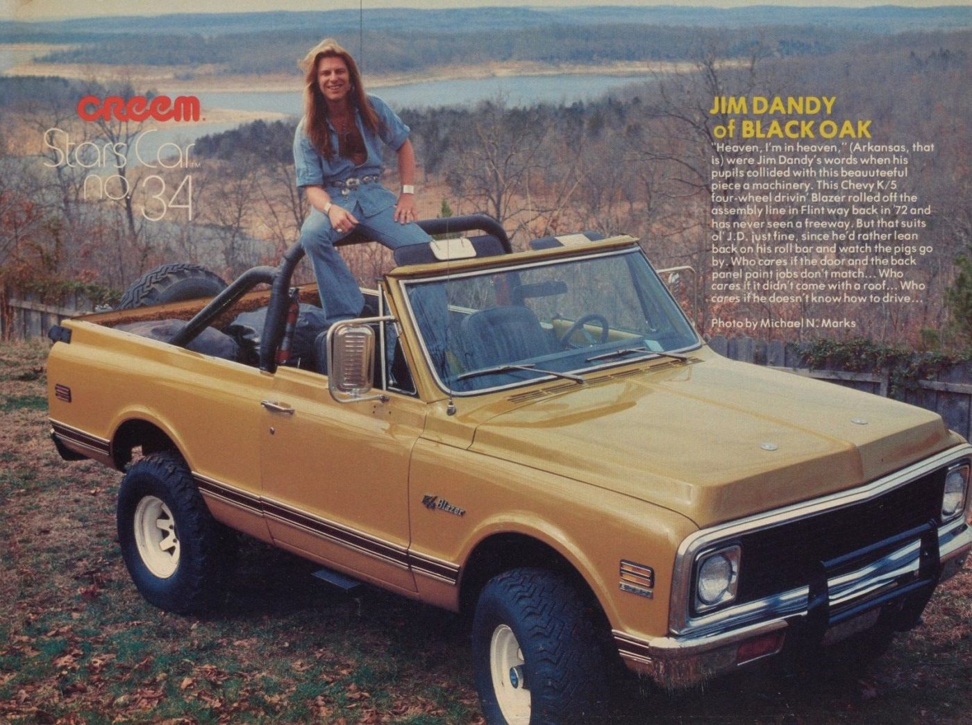 Chevy K/5 Blazer и Джим Дэнди, фото Майкл Н. Маркс