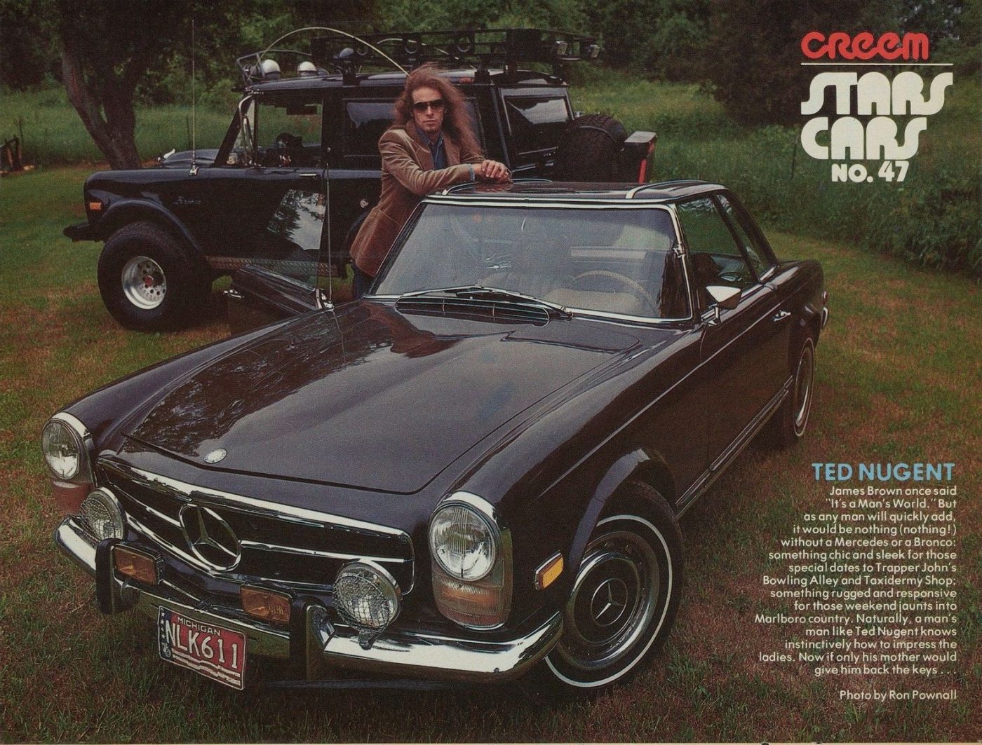 Mercedes, Bronco и Тед Ньюджент, фото Рон Пауналл