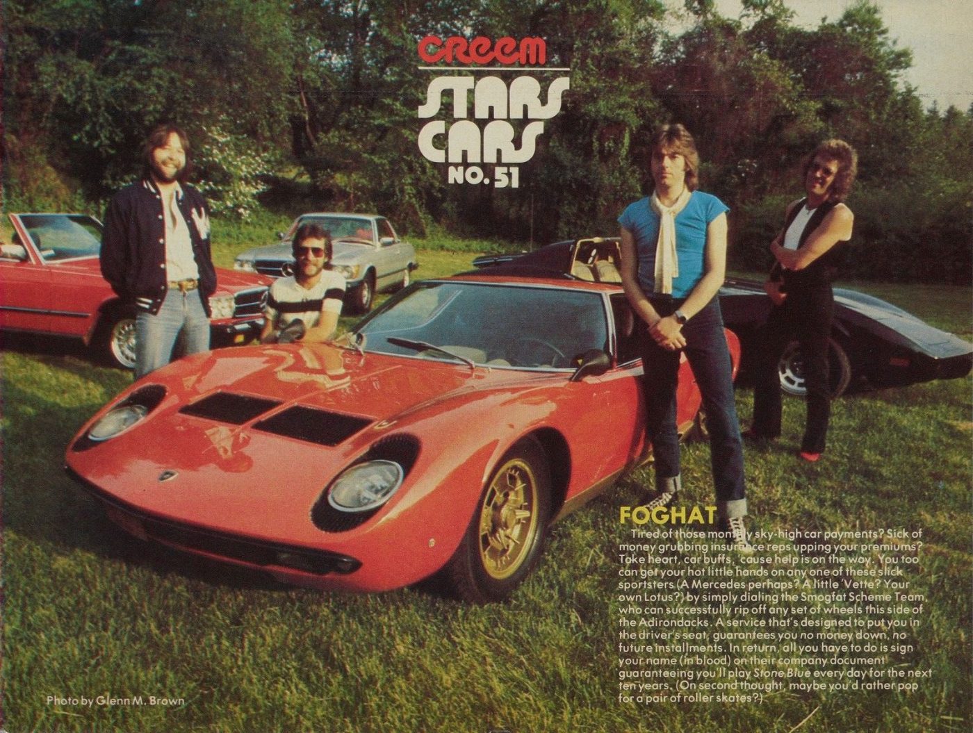 Lotus и участники группы Foghat, фото Гленн М. Браун
