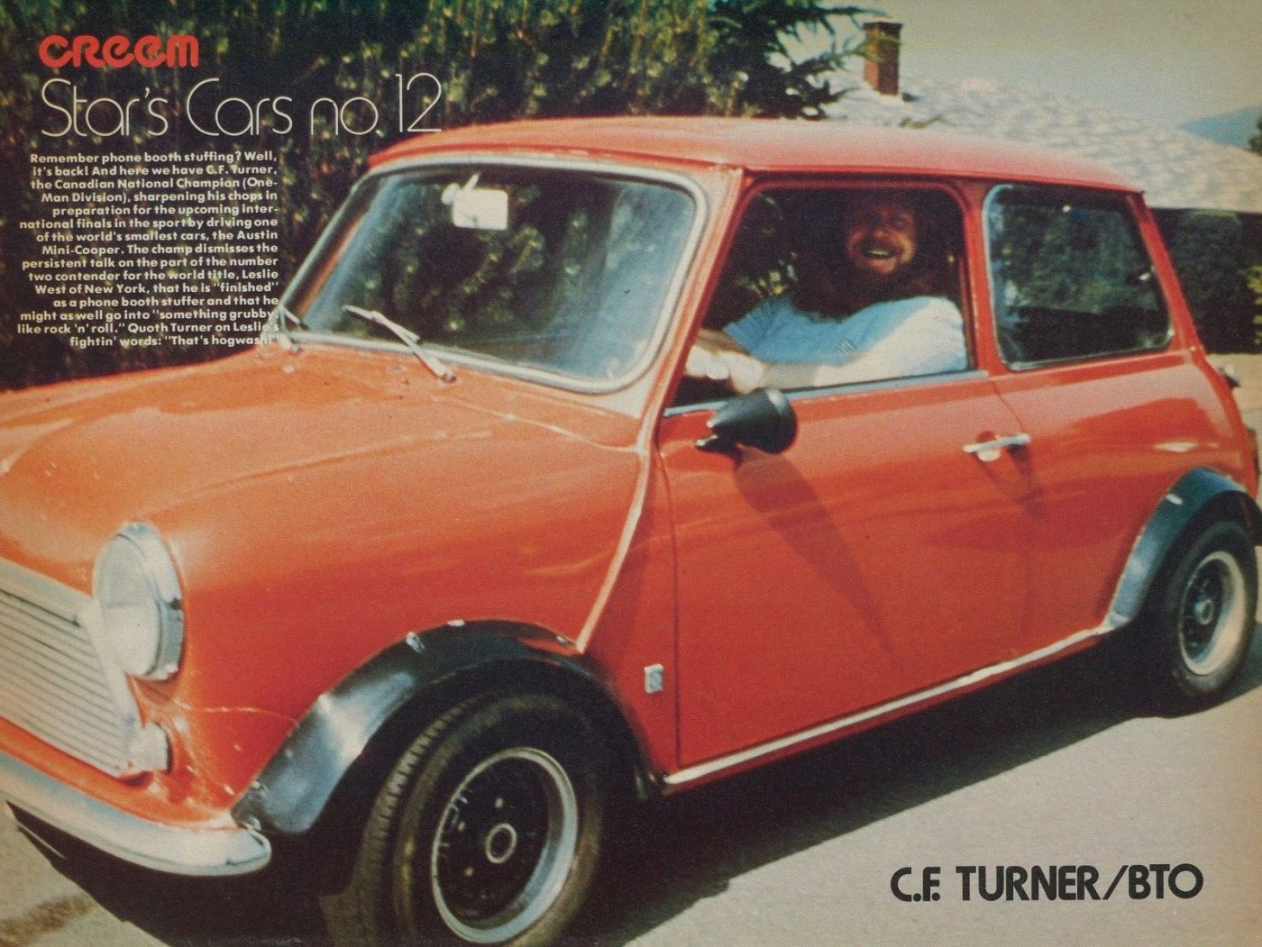 Austin Mini-Cooper и К.Ф. Тернер