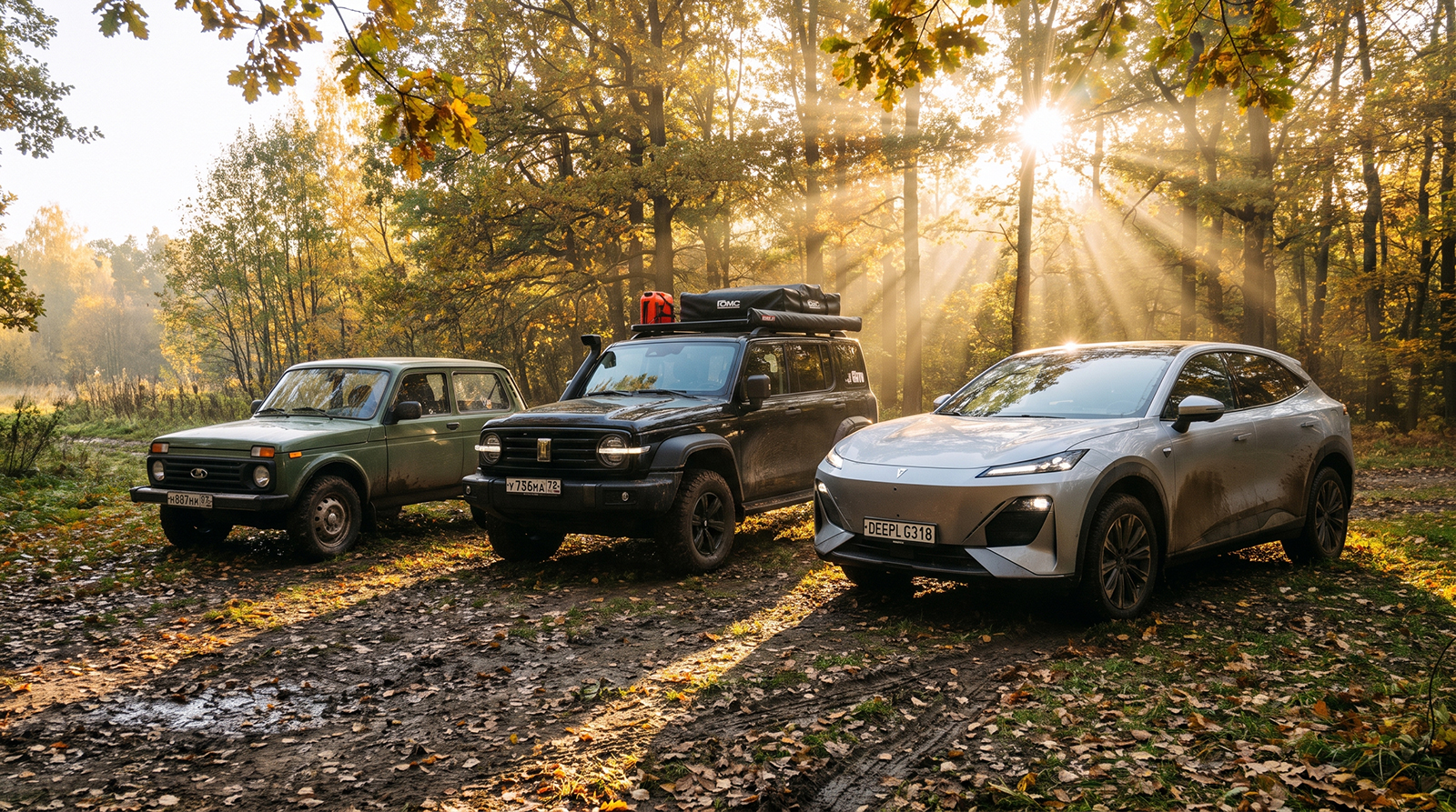 Lada Niva, Tank 300 и Deepal G318: кто стал лучшим внедорожником России в 2026 году