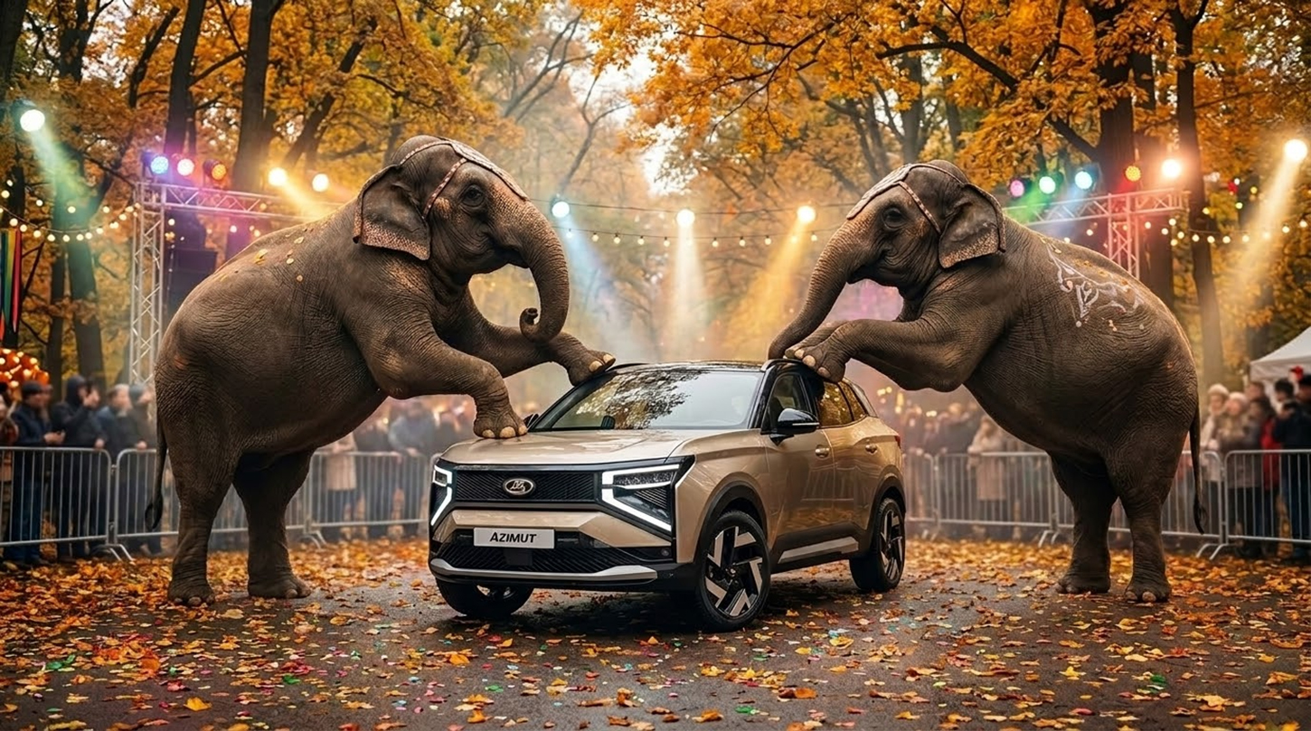 Два слона на дверь: Lada Azimut проверили экстремальной нагрузкой